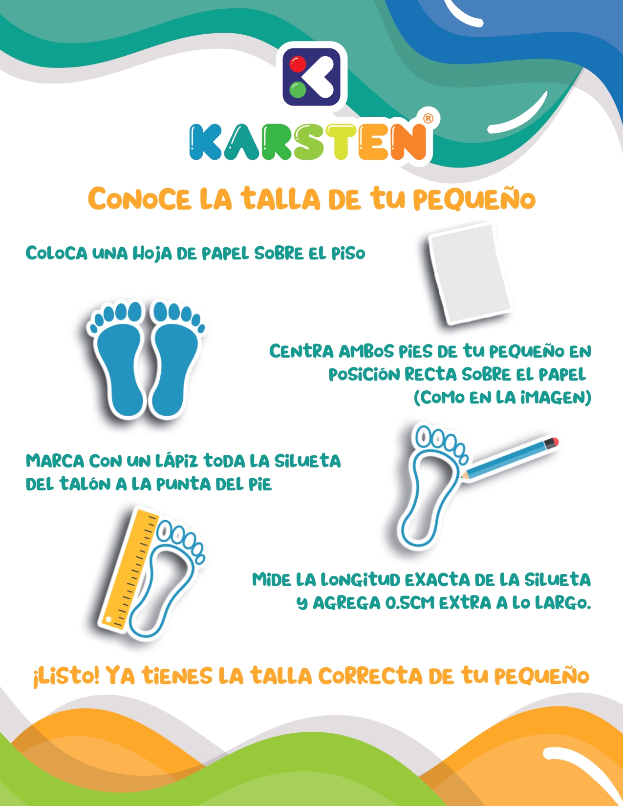 Conoce la talla de tu pequeñ@